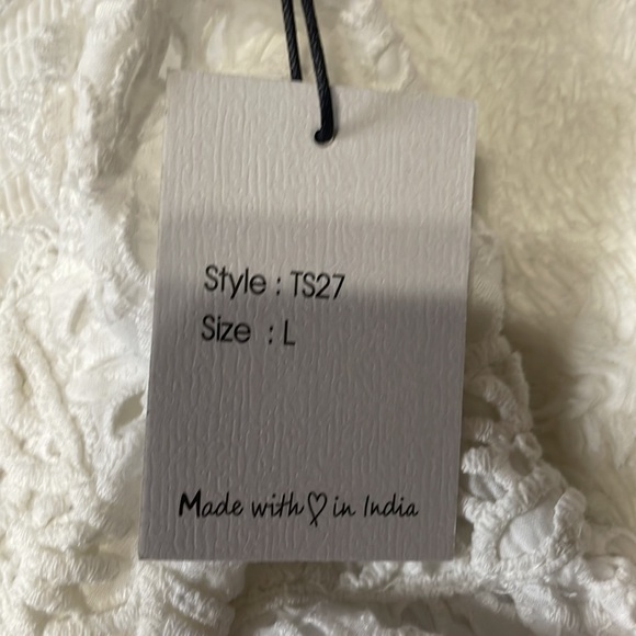 NWT Japna White Top‎ With Adjustable Straps - Picture 4 of 7